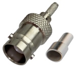 RF connector<gtran/> BNC female to RG174 cable for crimping<gtran/>