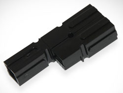 Battery connector 75A600V  BLACK  6AWG