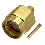 RF connector RP-SMA-JB2 male to RG405 cable