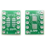 Printed circuit board  SOT23/SSOP10-DIP10 adapter