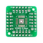 Printed circuit board<gtran/> adapter QFN44/48-DIP pitch 0.5mm<gtran/>
