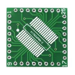 Printed circuit board  adapter QFP32/SSOP32-DIP pitch 0.8mm