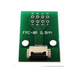 Printed board with connector<gtran/>  FFC/FPC-8P pitch 0.5mm<gtran/>