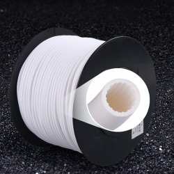 Insulating tube PVC white 10.0 mm ROLL 0.9 kg