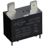 Реле QY102F-012DC-HS 20A 1A coil 12VDC