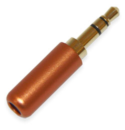 Plug to cable  Sennheiser 3-pin 3.5mm enamel Coral