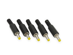 Power plug 4.8/1.7mm L = 10.5mm HM-076 plastic