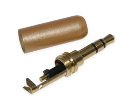Plug to cable  Sennheiser 3-pin 3.5mm enamel Ocher, type B