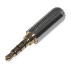Штекер на кабель Sennheiser 4-pin 3.5mm емаль Сріблястий, тип Би