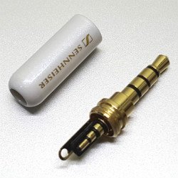 Штекер на кабель Sennheiser 4-pin 3.5mm эмаль Белый, тип А