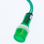 Signal indicator XDN1-C-LED L=150mm 220VAC Green