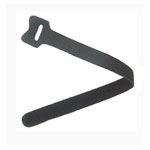  Cable tie  Velcro BLACK 200x10mm without buckle