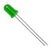 5mm LED Diffuse green YGD/1618