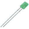 Светодиод 5х2mm Зеленый матовый 1,7 mcd, 140 deg, 30mA, 2.1V