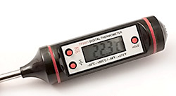 Термометр електронний голчастий TP101 довжина 145мм [від -50°C до 300°C], 3 кнопки