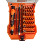 JY-8803 screwdriver set, S2<gtran/> , 35 bits+7 sockets+1 handle+1 extension+1 tweezers<gtran/>