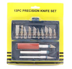  Set, 3pcs scalpel knife+13 blades
